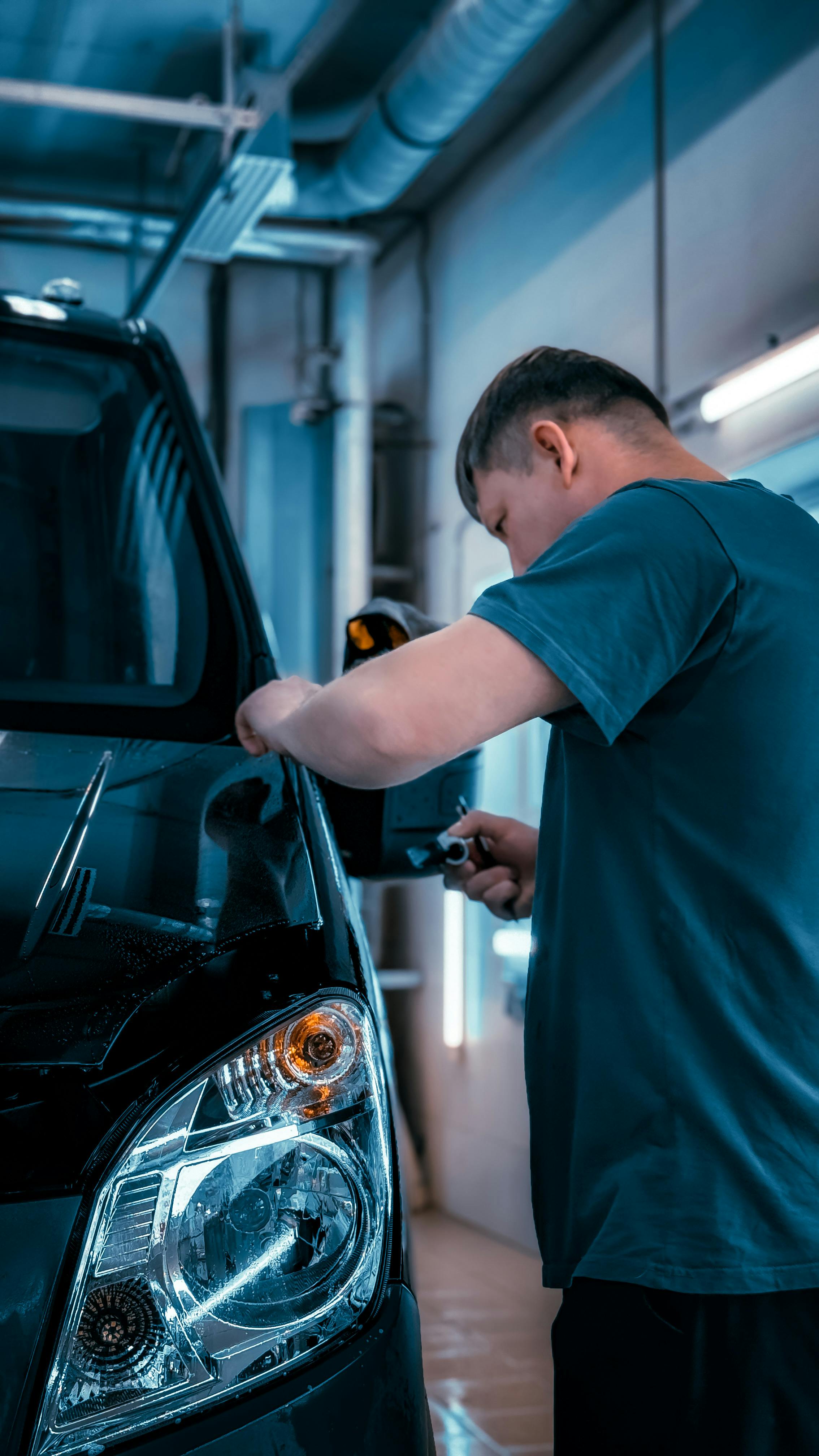 Collision Craft technician at work